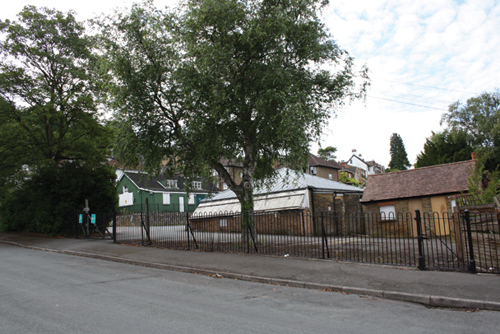 The development site on land bordering Croydon Road, Beechwood Road and Farningham Road in Caterham Valley.