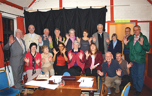Members of Whyteleafe's 'Helping Hands' at their recent AGM.