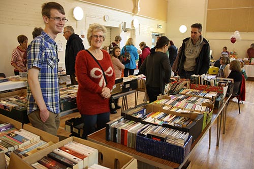The book stall at the League of Friends Autumn Fayre.